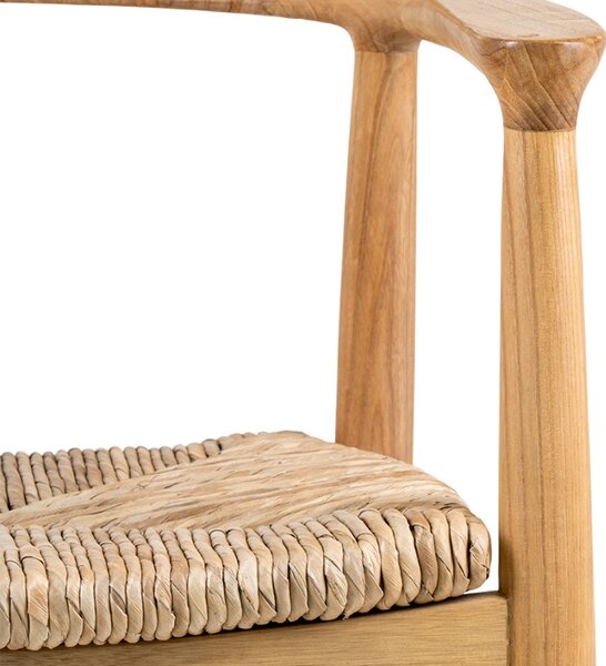 Nordic Living Dřevěná jídelní židle Ratna