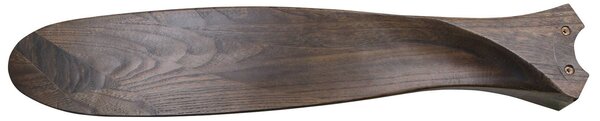 CasaFan Stropní ventilátor ECO GENUINO černý/ořechový, průměr 122 cm, tichý, Tmavé dřevo, Obývací pokoj / jídelna, Dřevo, Moderní