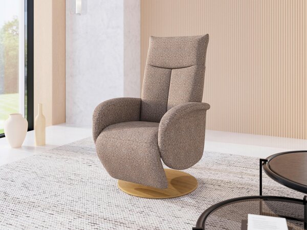 RELAXAČNÍ KŘESLO, textil, cappuccino Sit & More - Online Only křesla & taburety, Online Only