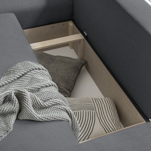 -25 % Dny MOMENTI– Miuform Rozkládací pohovka Homely Tommy 257 cm, levá/pravá
