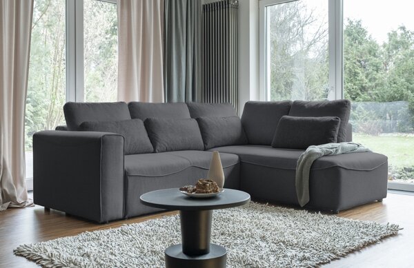 -25 % Dny MOMENTI– Miuform Rozkládací pohovka Homely Tommy 257 cm, levá/pravá