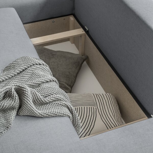 -25 % Dny MOMENTI– Miuform Rozkládací pohovka Homely Tommy 257 cm, levá/pravá