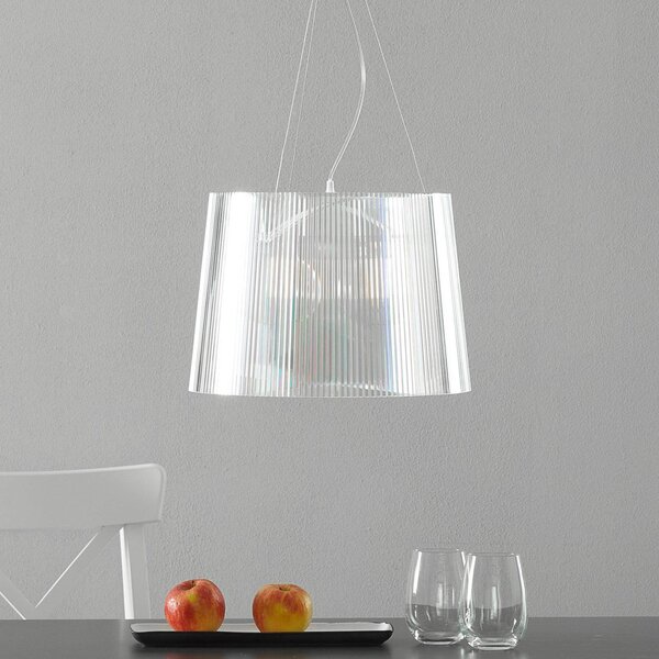 Kartell Gè - LED závěsné světlo, transparentní, Čirá / transparetní, Obývací pokoj / jídelna, Plast, Design