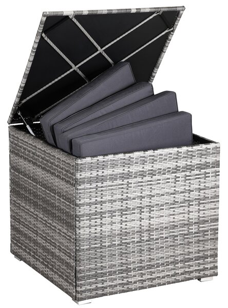 Deuba Úložný box 75x75x70 cm - šedý