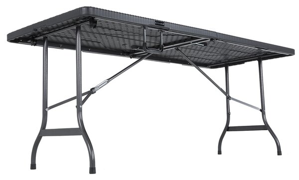 Deuba Ratanový stůl 180x75x73cm - černý