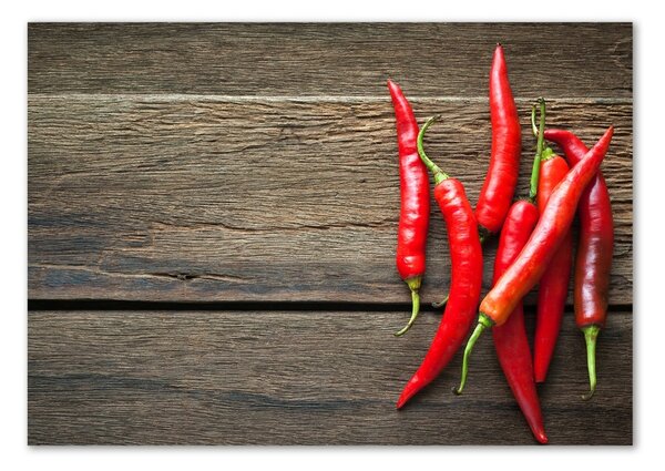 Foto obraz skleněný horizontální Chilli papričky osh-119501609