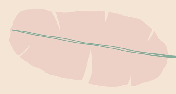 FUGU Tapeta na zeď - Jungle leave abstrakt Materiál: Digitální eko vlies - klasická tapeta nesamolepicí