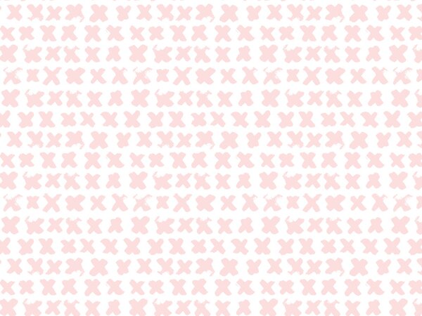 FUGU Tapeta skandinavský styl - křížky kids - pink Materiál: Digitální eko vlies - klasická tapeta nesamolepicí