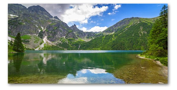 Foto obraz fotografie na skle Mořské oko Tatry osh-119811349