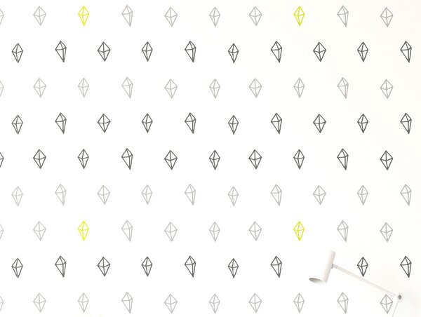 FUGU Tapeta na zeď - Diamond game Materiál: Digitální eko vlies - klasická tapeta nesamolepicí