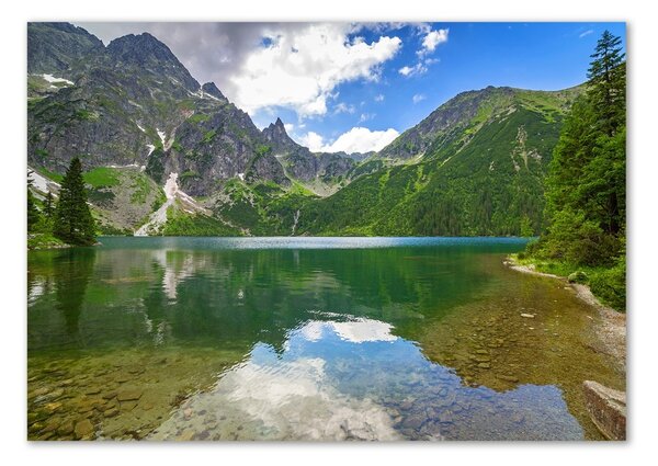 Foto obraz fotografie na skle Mořské oko Tatry osh-119811349