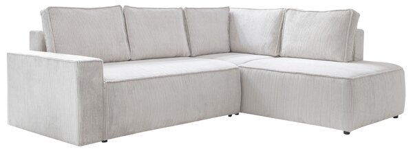 -25 % Dny MOMENTI– Miuform Manšestrová rozkládací pohovka Brave Dave 247 cm, pravá