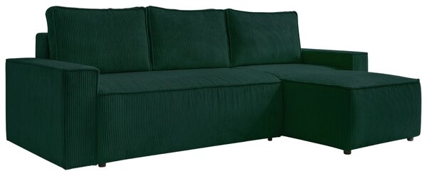 -25 % Dny MOMENTI– Miuform Manšestrová rozkládací pohovka Brave Dave 250 cm, levá/pravá