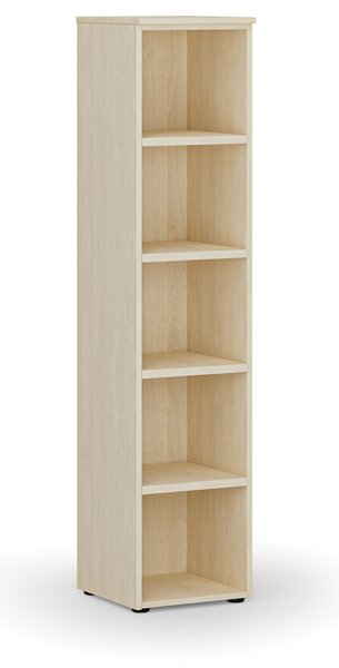 Kancelářský regál PRIMO WOOD, 400 x 420 x 1781 mm, bříza