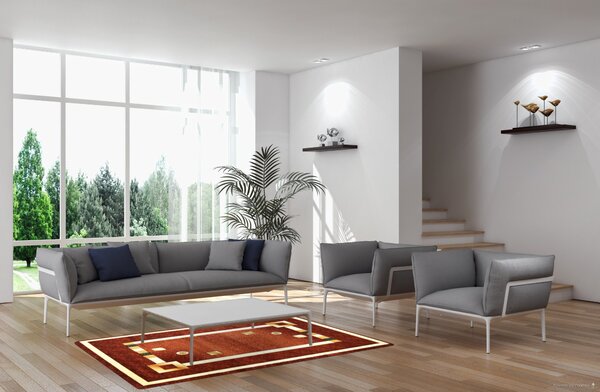 Berfin Dywany, Kusový koberec Adora 5440 V (Vizon), 80x150, oranžová, chodba / předsíň