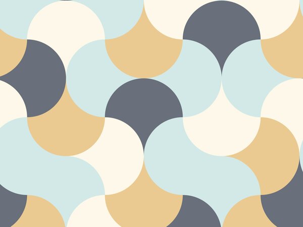 FUGU Designová tapeta - Unity in diversity Retro Materiál: Digitální eko vlies - klasická tapeta nesamolepicí