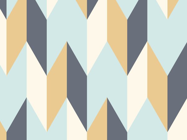 FUGU Designová tapeta - Ups and downs Retro Materiál: Digitální eko vlies - klasická tapeta nesamolepicí