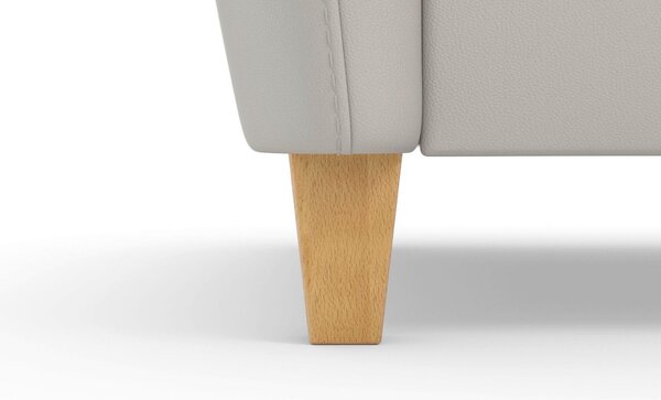 TŘÍMÍSTNÁ POHOVKA, světle šedá, pravá kůže Sit & More - Pohovky, Online Only