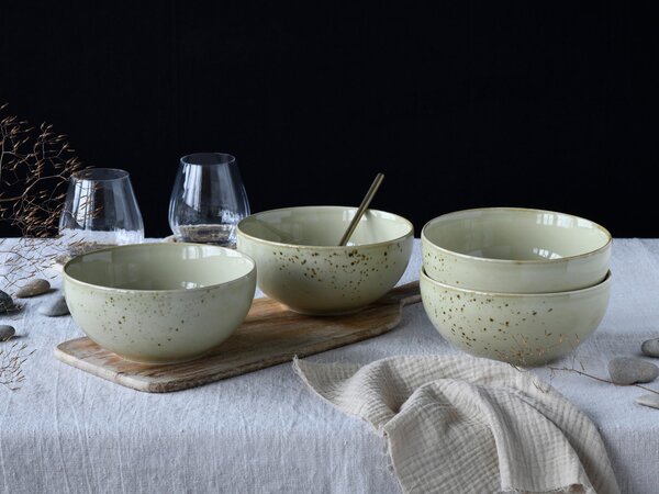 SADA MISEK kamenina keramika 17,5 cm Creatable - Sada misek, Online Only