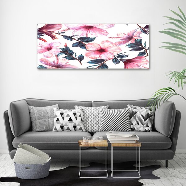 Moderní fotoobraz canvas na rámu Květ ibišku oc-120179468