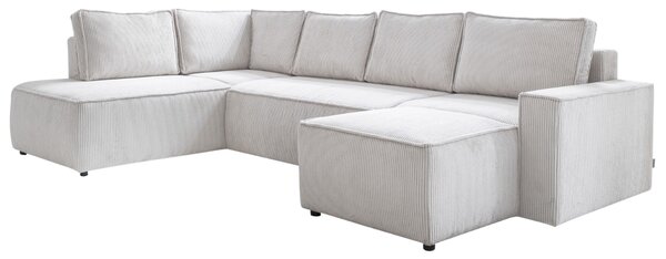 -25 % Dny MOMENTI– Miuform Manšestrová rozkládací pohovka Brave Dave 322 cm, levá