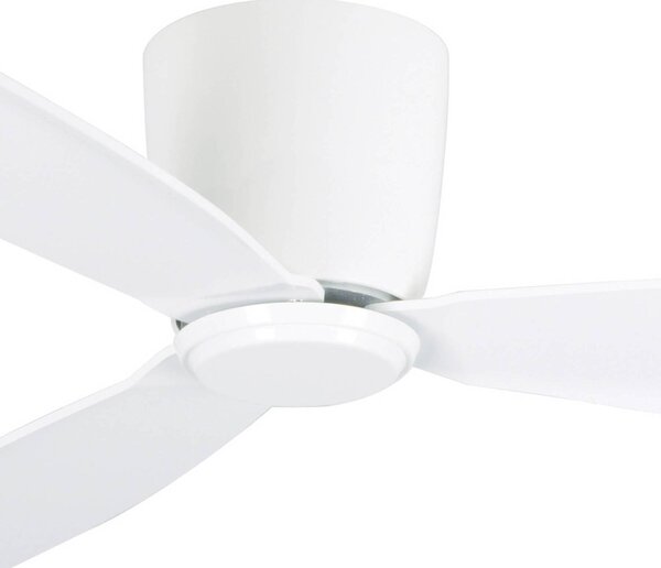 Beacon Lighting Stropní ventilátor Airfusion Radar, bílý, Ø 132 cm, tichý, Bílá / opál, Obývací pokoj / jídelna, Dřevo, Moderní