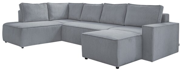 -25 % Dny MOMENTI– Miuform Manšestrová rozkládací pohovka Brave Dave 322 cm, levá
