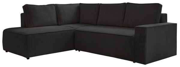 -25 % Dny MOMENTI– Miuform Manšestrová rozkládací pohovka Brave Dave 247 cm, levá