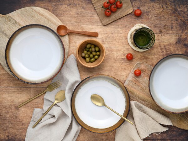 SADA MISEK kamenina keramika 22,5 cm Creatable - Sada misek, Online Only