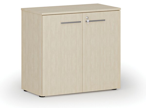 Kancelářská skříň s dveřmi PRIMO WOOD, 800 x 420 x 740 mm, bříza