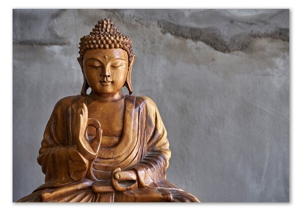 Foto obraz fotografie na skle Dřevěný budha osh-120485087