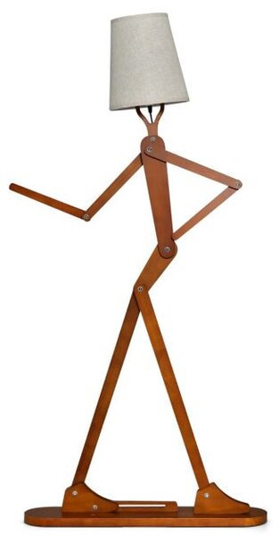 Stojací lampa dřevěný panák, 160 cm EU10099DE