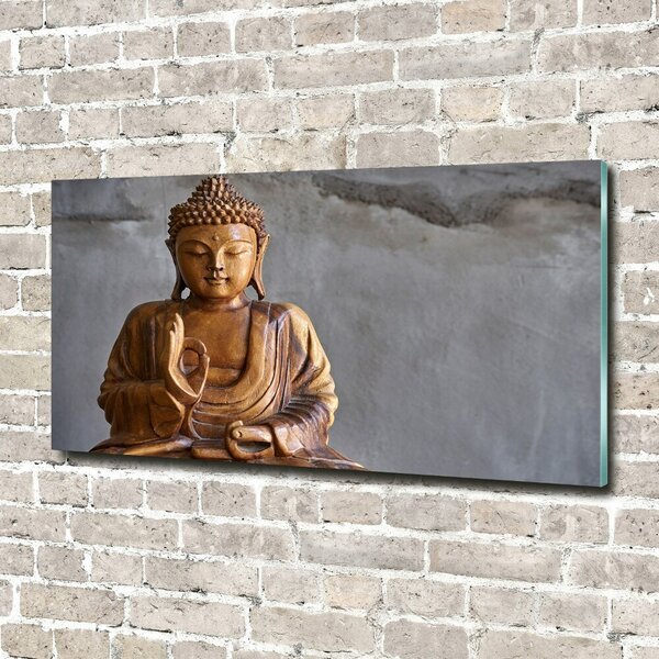 Foto obraz fotografie na skle Dřevěný budha osh-120485087