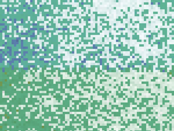 FUGU Tapeta na zeď Pixelcraft - green Materiál: Digitální eko vlies - klasická tapeta nesamolepicí