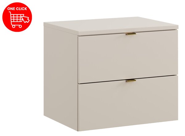 Comad Koupelnová skříňka pod deskové umyvadlo Dalia Cashmere 60 kašmír mat