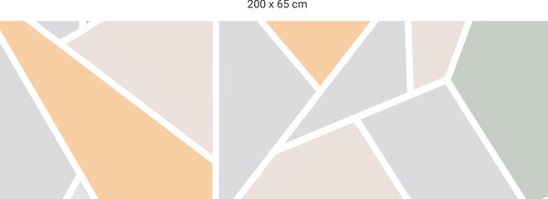 FUGU Pruh za postel - Geometric emotion jungle Varianta ochrany zdi: Delší strana postele 200x65 cm