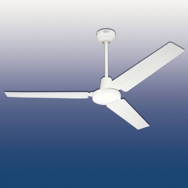 Westinghouse Stropní ventilátor Industrial, bílý, tichý, Ø 142 cm, Bílá / opál, Obývací pokoj / jídelna