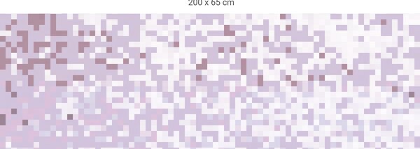FUGU Ochrana stěny za postel - Pixelcraft violet Varianta ochrany zdi: Delší strana postele 200x65 cm