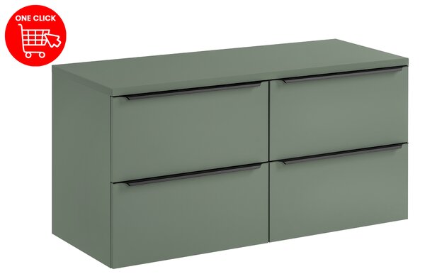 Comad Koupelnová dvojskříňka pod deskové umyvadlo Sombra Green 120 rákosově zelená