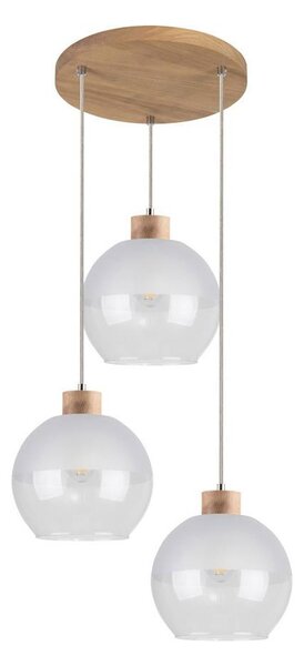 Spot-Light 1860374R - Lustr na lanku LINEA 3xE27/60W/230V