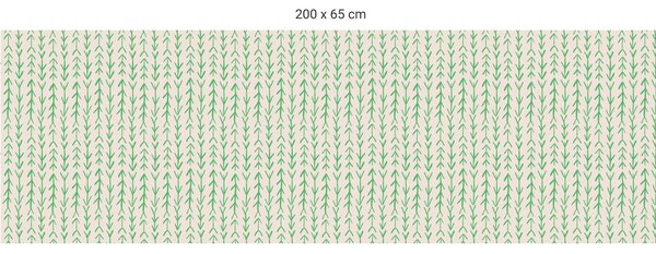FUGU Tapeta za postel - šipky natur Varianta ochrany zdi: Delší strana postele 200x65 cm