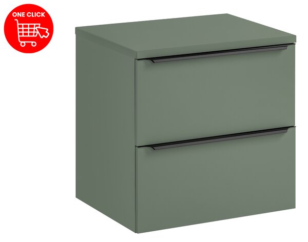 Comad Koupelnová skříňka pod deskové umyvadlo Sombra Green 60 rákosově zelená