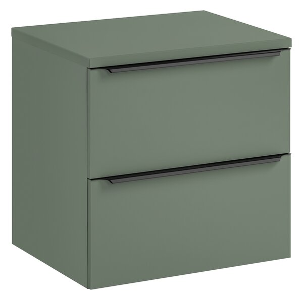 Comad Koupelnová skříňka pod deskové umyvadlo Sombra Green 60 rákosově zelená