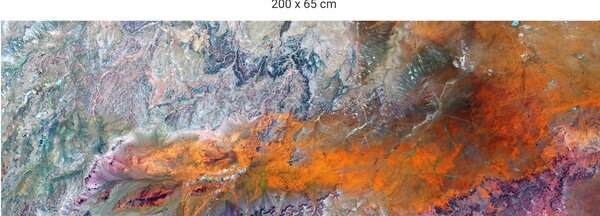 FUGU Tapeta za postel - Ga'ara Formation Varianta ochrany zdi: Delší strana postele 200x65 cm