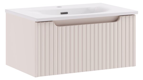 Comad Koupelnová skříňka s nábytkovým umyvadlem Nova Cashmere 60 kašmír mat