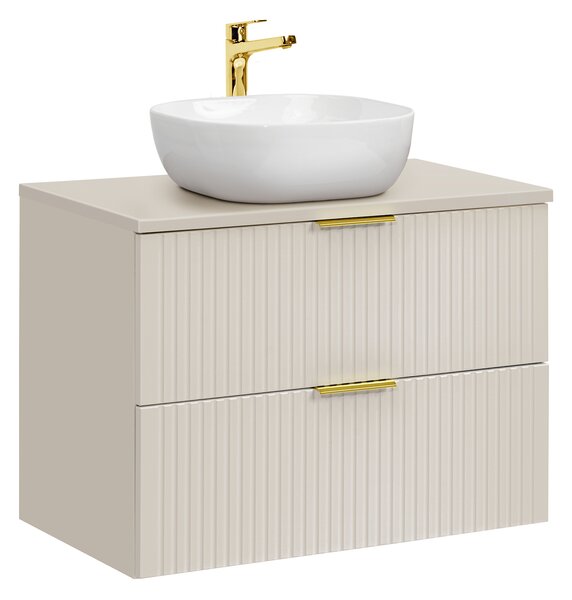 Comad Set koupelnového nábytku Adel Cashmere 80 kašmír mat s umyvadlem