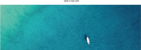 FUGU Ochrana zdi za postel - Lonely boat Varianta ochrany zdi: Delší strana postele 200x65 cm