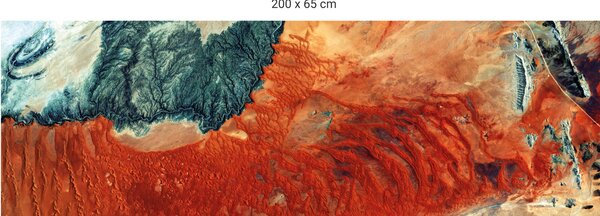 FUGU Ochrana zdi za postel - Národní park Namib Naukluft Varianta ochrany zdi: Delší strana postele 200x65 cm