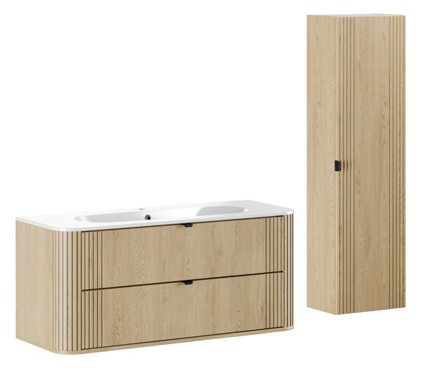Comad Set koupelnového nábytku Ovalia Cremona 120 dub cremona