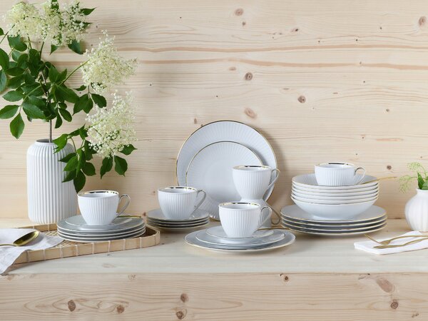 KOMBINOVANÁ SOUPRAVA, 30dílné, porcelán Creatable - Online Only nádobí, Online Only